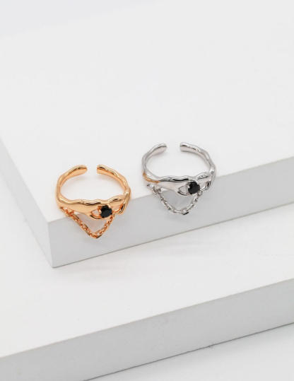 Black Onyx 925 Sterling Silver Ring | Mix Mix Style [Hot Seller]-Mix MIx Style