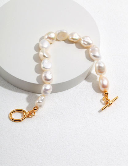 Elegant Mabe Pearls 18k Gold Plated Bracelet | Mix Mix Style [Hot Seller]-Mix MIx Style