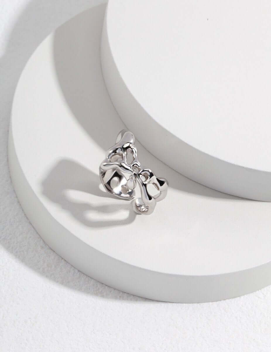 Alina - Simple Sterling Silver Rings | Mix Mix Style [Hot Seller]-Mix MIx Style