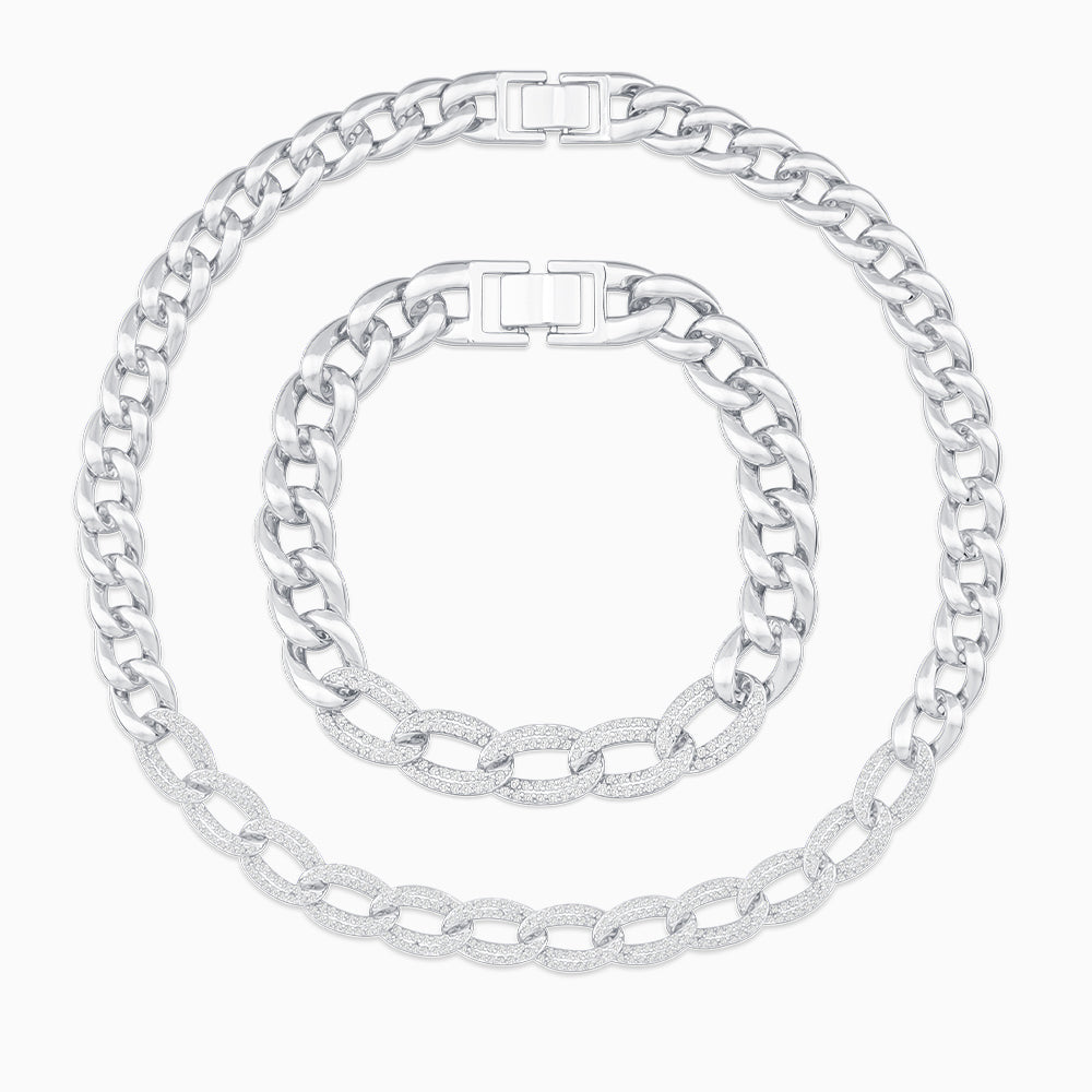 Alluring Cuban Jewelry Set-Mix MIx Style