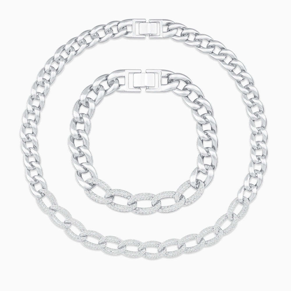 Alluring Cuban Jewelry Set-Mix MIx Style