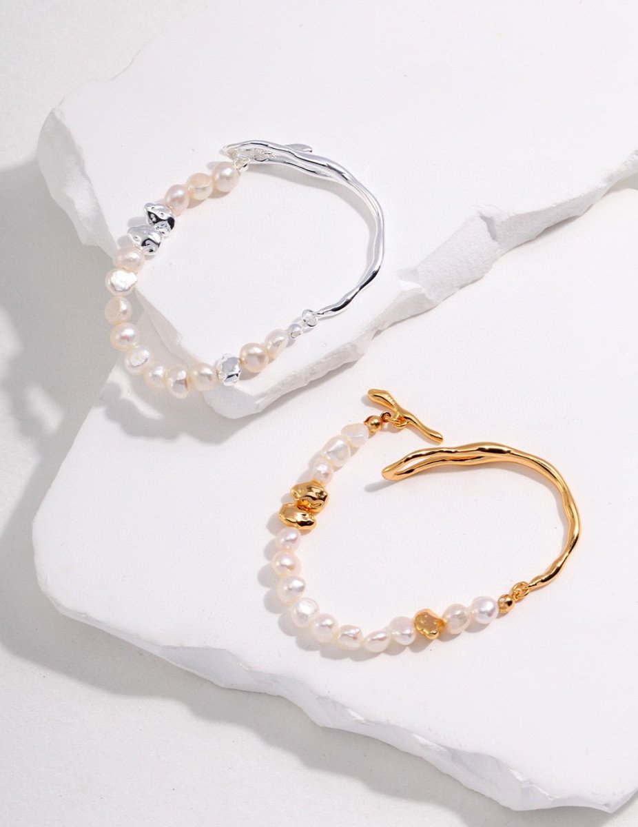 Freshwater Pearl Sterling Silver Bracelets | Mix Mix Style [Hot Seller]-Mix MIx Style