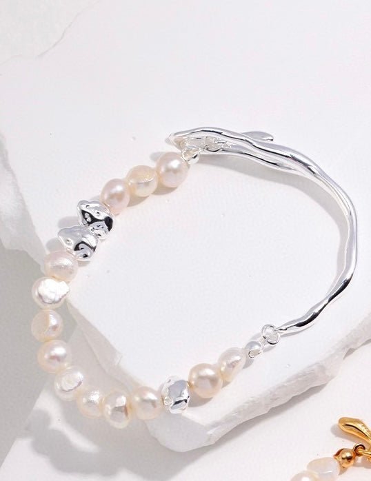 Freshwater Pearl Sterling Silver Bracelets | Mix Mix Style [Hot Seller]-Mix MIx Style