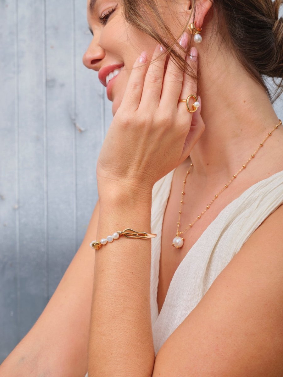 Freshwater Pearl Sterling Silver Bracelets | Mix Mix Style [Hot Seller]-Mix MIx Style