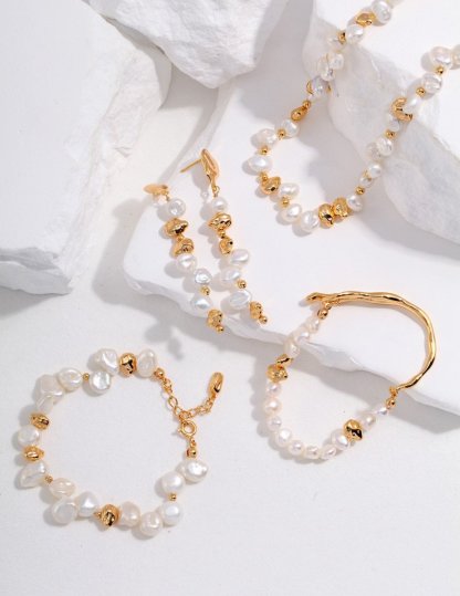 Freshwater Pearl Sterling Silver Bracelets | Mix Mix Style [Hot Seller]-Mix MIx Style