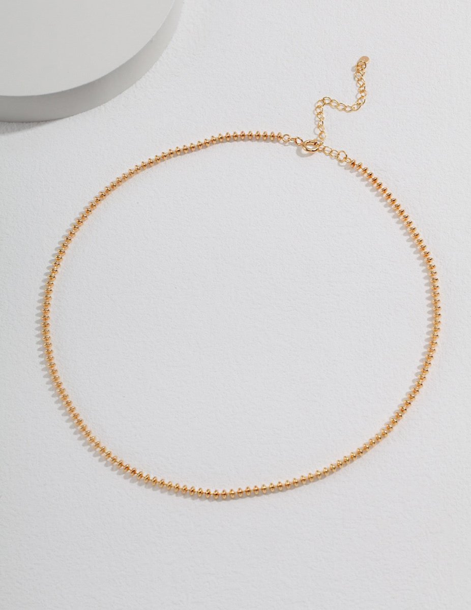 Anna - Sterling Silver Ball Chain Necklace | Mix Mix Style [Hot Seller]-Mix MIx Style