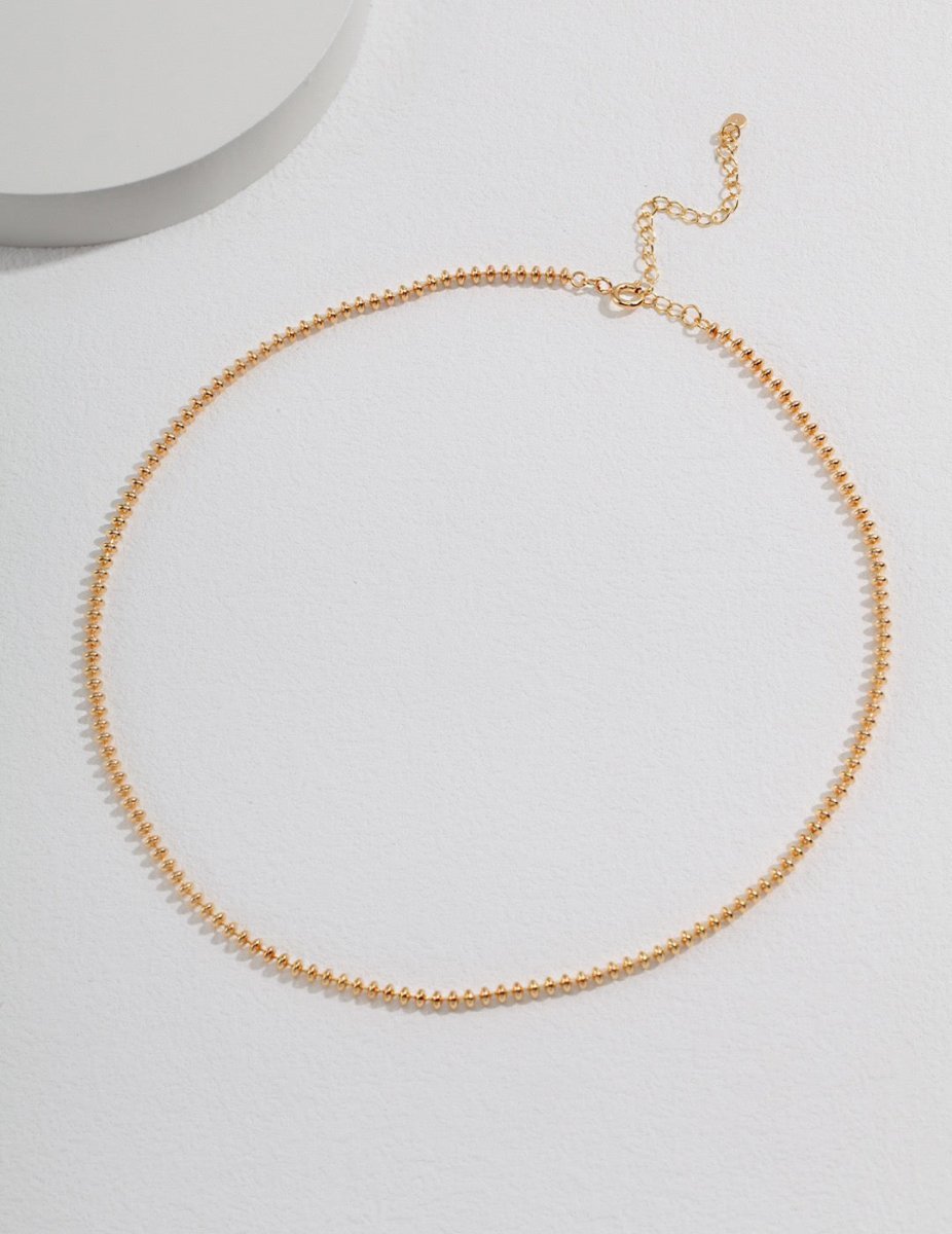 Anna - Sterling Silver Ball Chain Necklace | Mix Mix Style [Hot Seller]-Mix MIx Style
