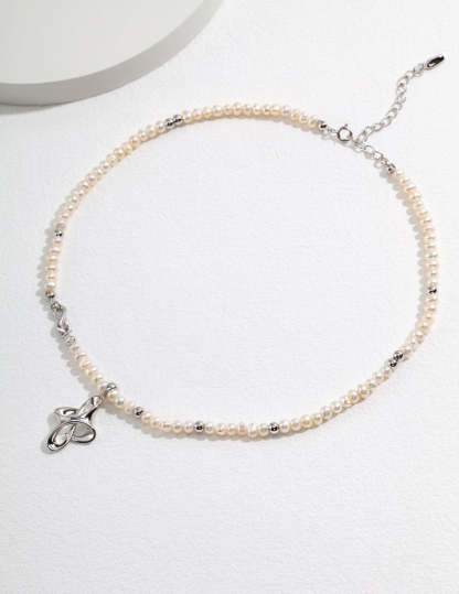 The Knot Freshwater Akoya Pearl Necklace | Mix Mix Style [Hot Seller]-Mix MIx Style