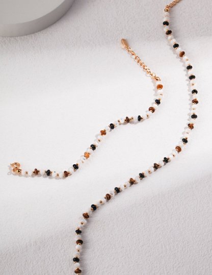 s925 Sterling Silver Natural Gemstone Necklace | Mix Mix Style [Hot Seller]-Mix MIx Style