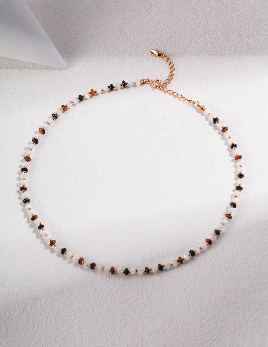 s925 Sterling Silver Natural Gemstone Necklace | Mix Mix Style [Hot Seller]-Mix MIx Style