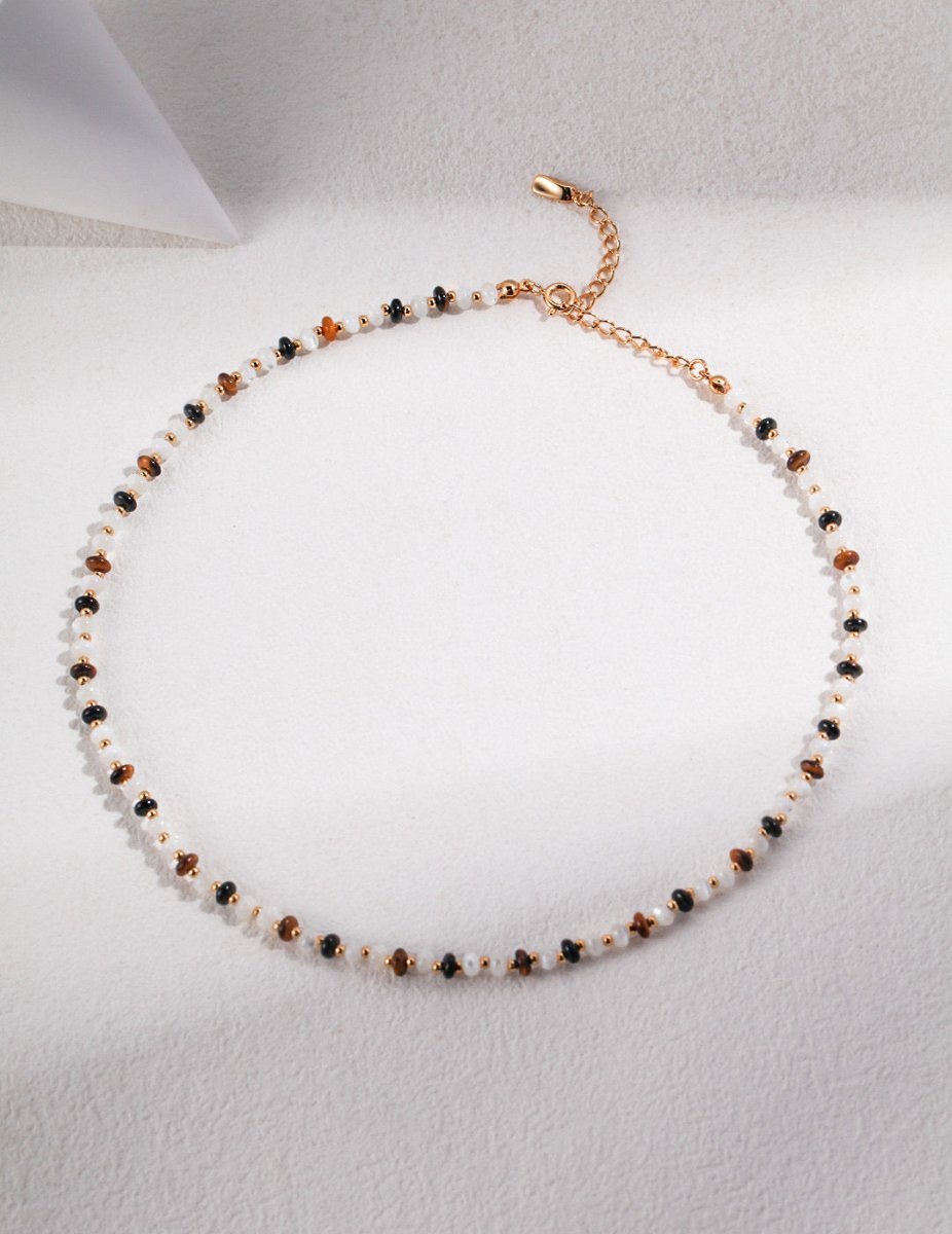 s925 Sterling Silver Natural Gemstone Necklace | Mix Mix Style [Hot Seller]-Mix MIx Style