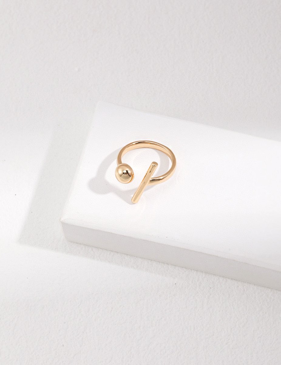 Gold & Silver Minimalist 925 Sterling Silver Ring | Mix Mix Style [Hot Seller]-Mix MIx Style