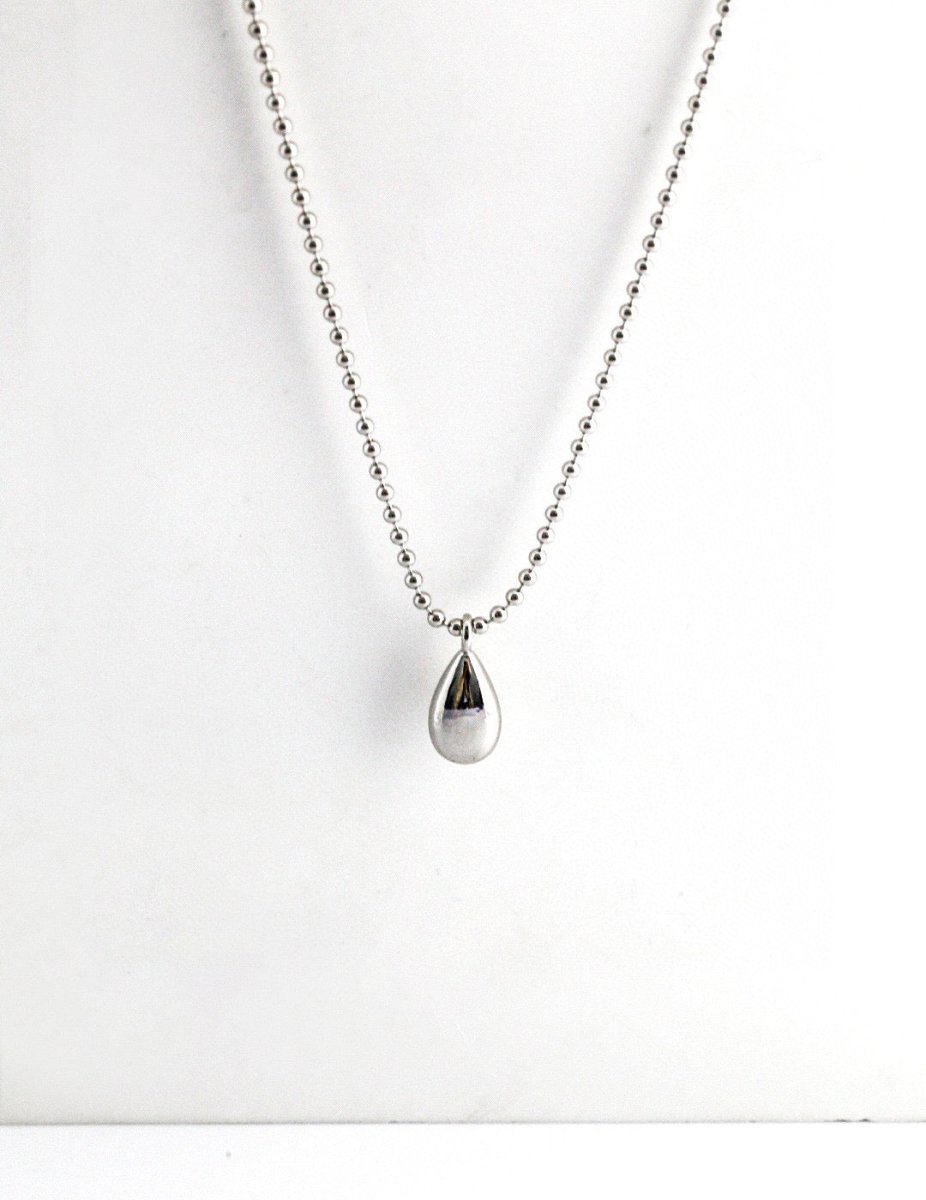 Minimalist Style Water Drop Pendant s925 Sterling Silver Necklace | Mix Mix Style [Hot Seller]-Mix MIx Style