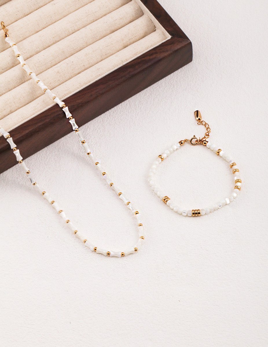 Freshwater Akoya Pearl 18k Gold Plated Bracelet | Mix Mix Style [Hot Seller]-Mix MIx Style