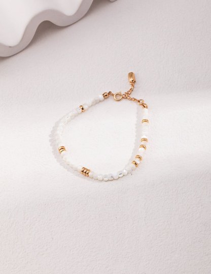 Freshwater Akoya Pearl 18k Gold Plated Bracelet | Mix Mix Style [Hot Seller]-Mix MIx Style