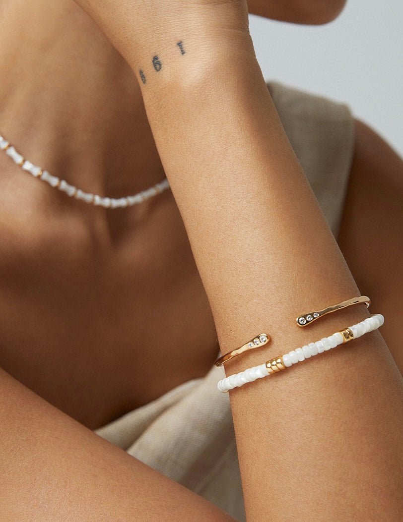 Freshwater Akoya Pearl 18k Gold Plated Bracelet | Mix Mix Style [Hot Seller]-Mix MIx Style