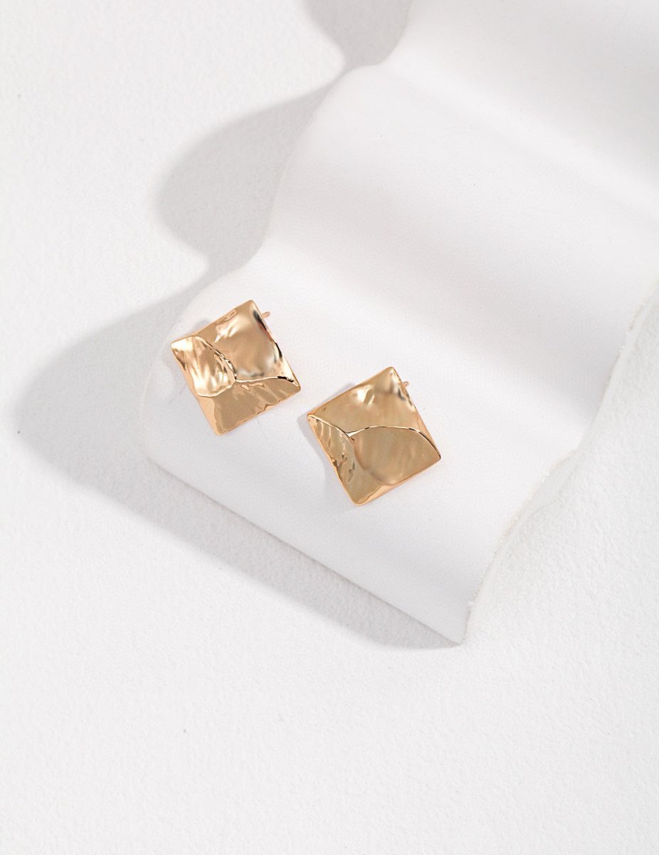 Classic 925 Sterling Silver Gold Color Earrings | Mix Mix Style [Hot Seller]-Mix MIx Style