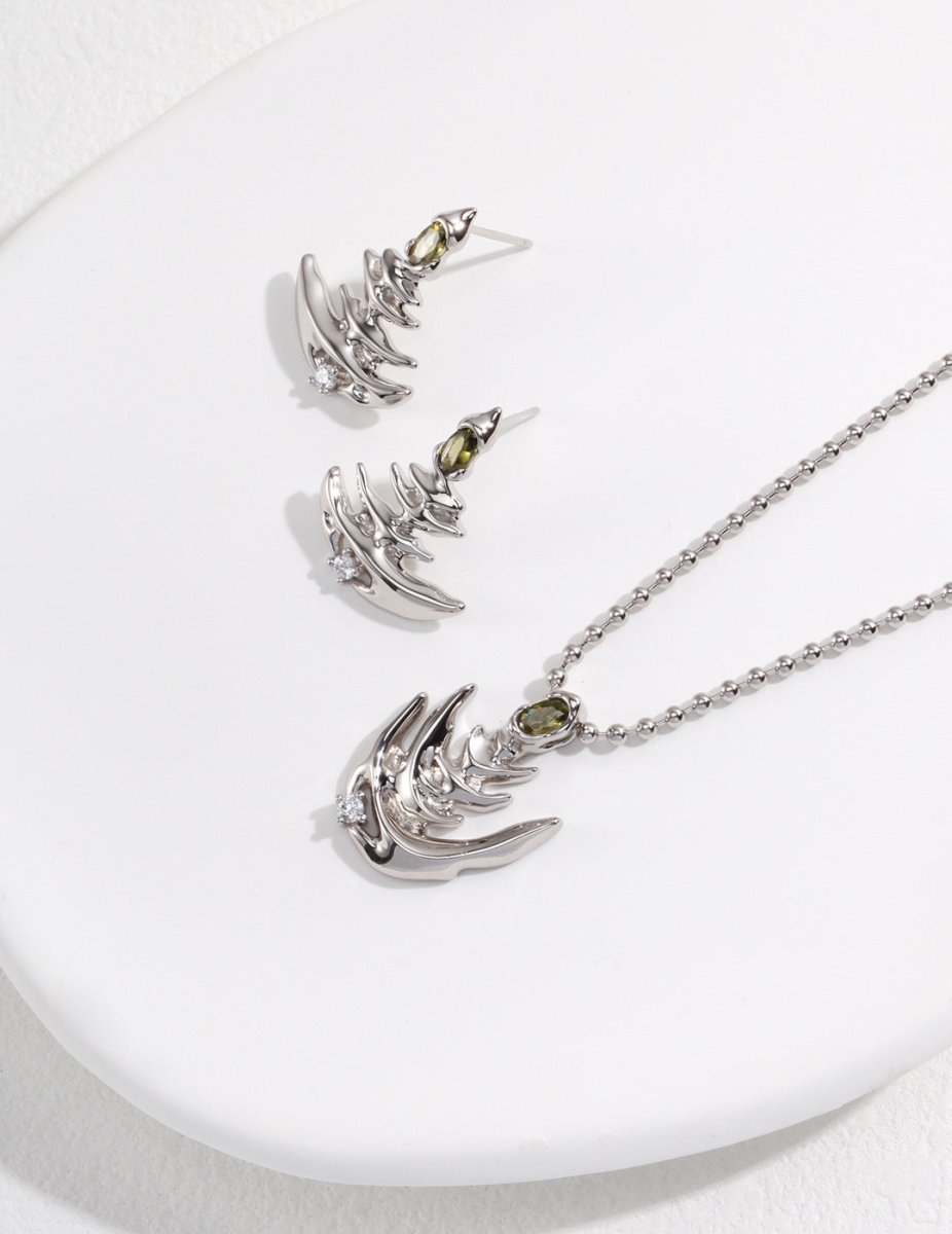 Christmas tree 925 Sterling Silver earrings | Mix Mix Style [Hot Seller]-Mix MIx Style