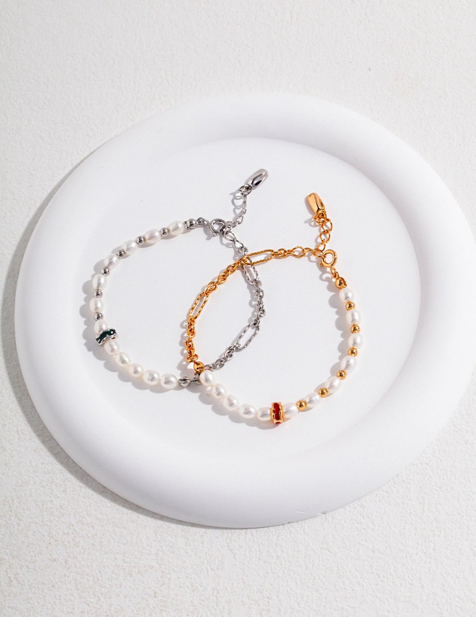 Akoya Pearl s925 Sterling Silver Bracelet | Mix Mix Style [Hot Seller]-Mix MIx Style