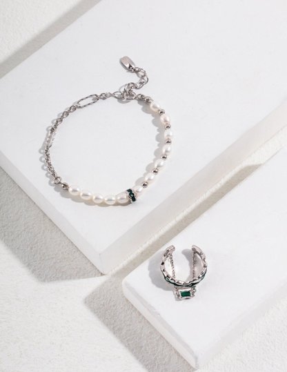 Akoya Pearl s925 Sterling Silver Bracelet | Mix Mix Style [Hot Seller]-Mix MIx Style