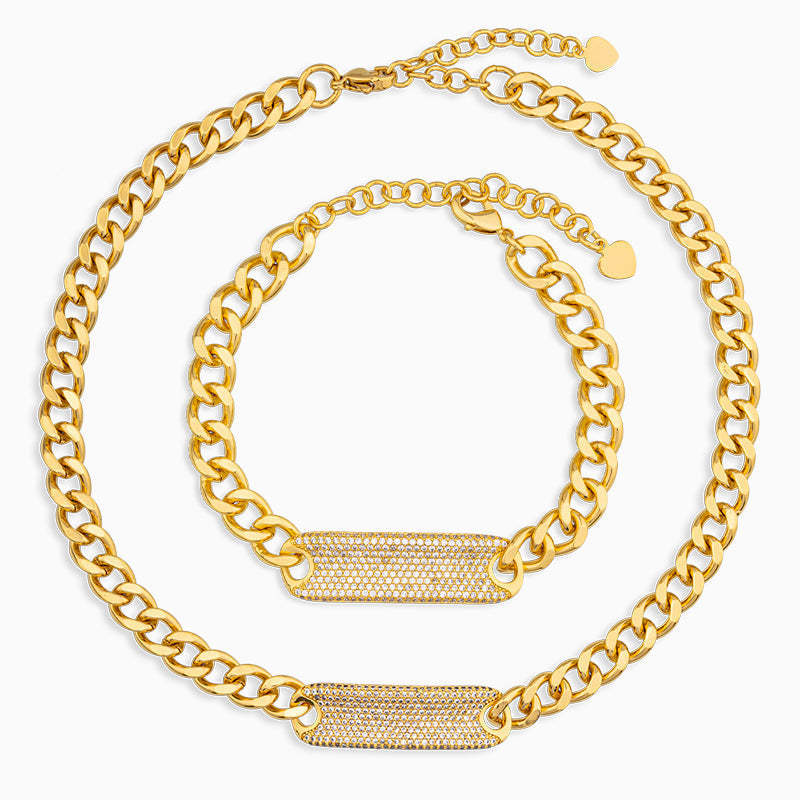 Sparkling Block Jewelry Set-Mix MIx Style