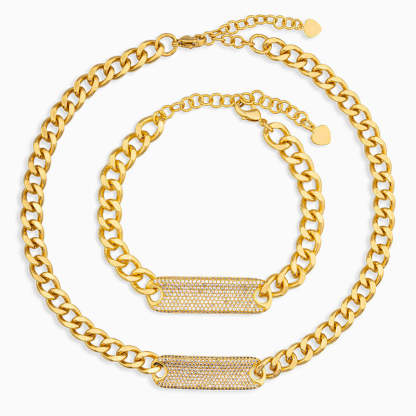 Sparkling Block Jewelry Set-Mix MIx Style