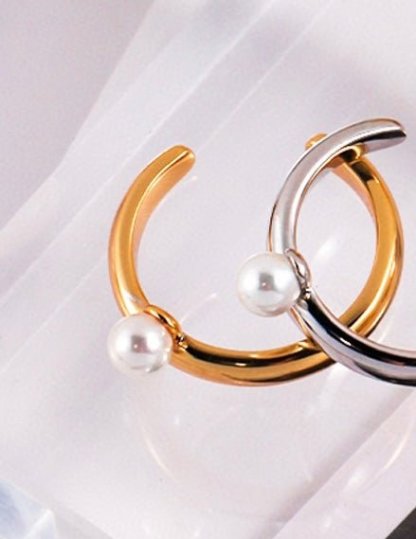 Timeless 925 Sterling Silver and Akoya Pearl Ring | Mix Mix Style [Hot Seller]-Mix MIx Style