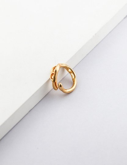 Minimalist and Unique Sterling Silver and Gold Ring | Mix Mix Style [Hot Seller]-Mix MIx Style
