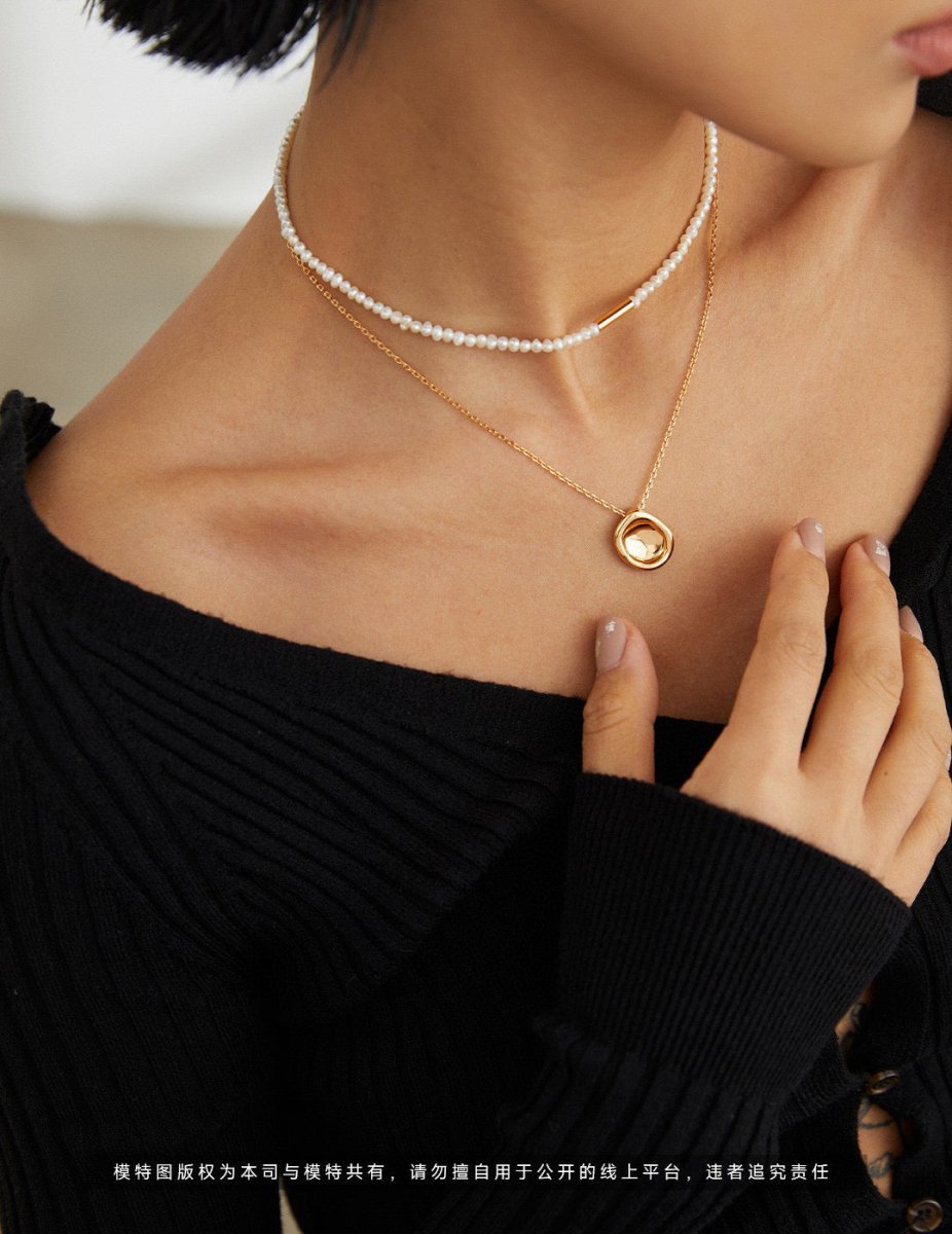 Minimalist Sterling Silver Pendant Necklace | Mix Mix Style [Hot Seller]-Mix MIx Style