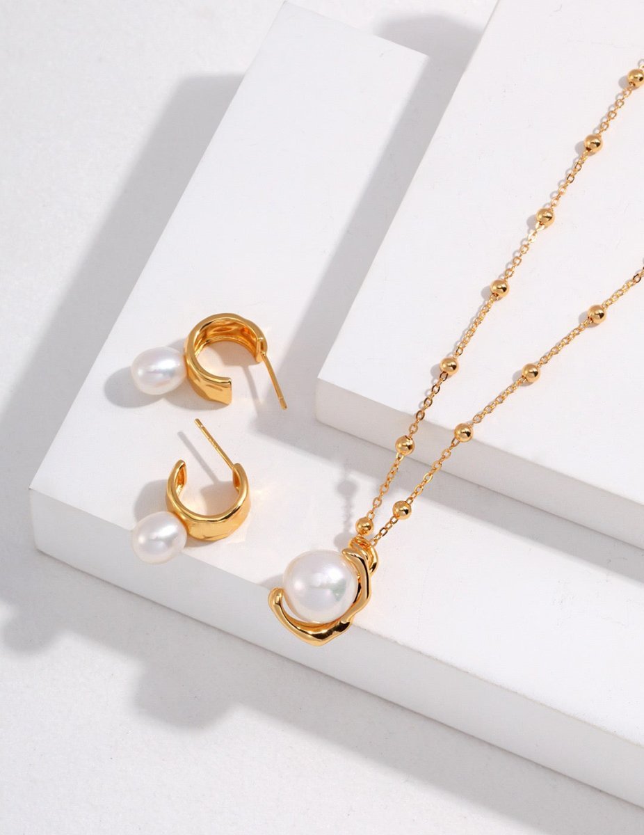 Akoya Pearl 925 Sterling Silver Earrings | Mix Mix Style [Hot Seller]-Mix MIx Style