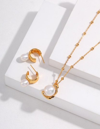 Akoya Pearl 925 Sterling Silver Earrings | Mix Mix Style [Hot Seller]-Mix MIx Style