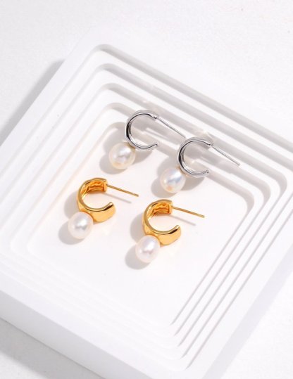 Akoya Pearl 925 Sterling Silver Earrings | Mix Mix Style [Hot Seller]-Mix MIx Style