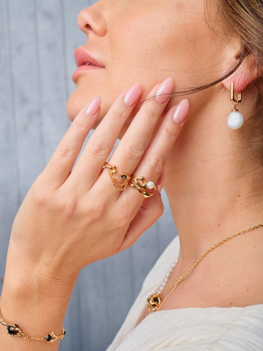 Elegant Mabe Pearl Sterling Silver Earrings | Mix Mix Style [Hot Seller]-Mix MIx Style