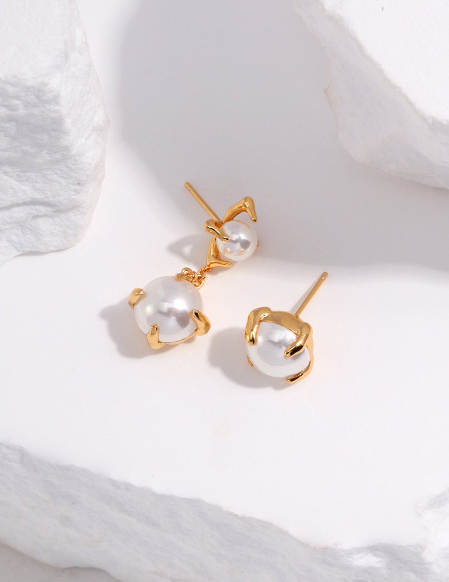 Akoya Pearl Pendant 925 Sterling Silver Earrings | Mix Mix Style [Hot Seller]-Mix MIx Style