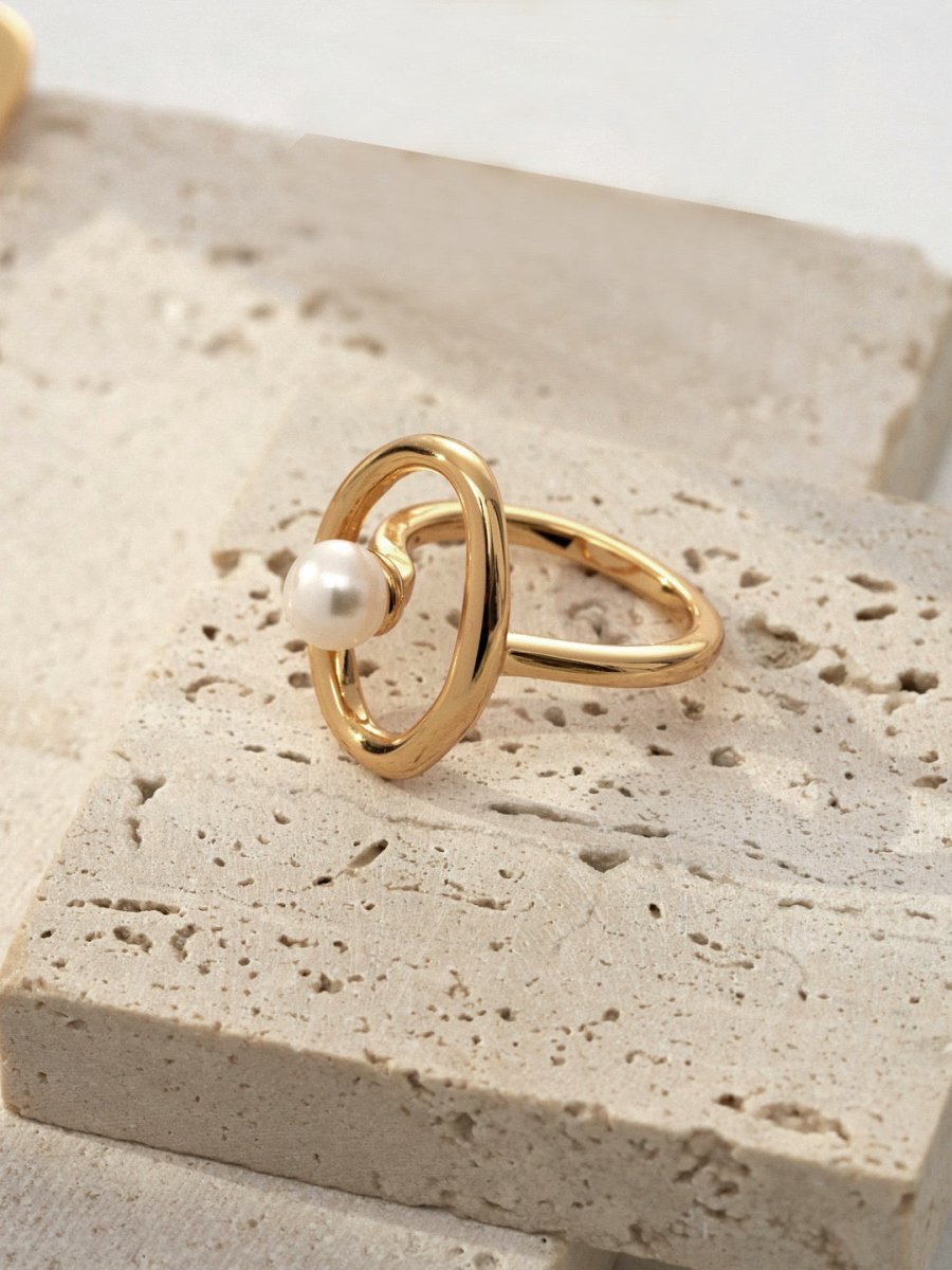 Classic Akoya Pearl 925 Sterling Silver Rings | Mix Mix Style [Hot Seller]-Mix MIx Style