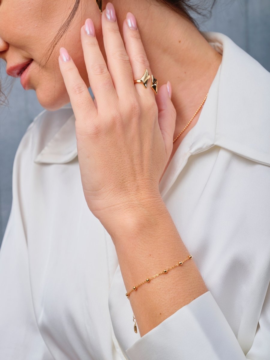 Sterling Silver Double Four-pointed Star Rings | Mix Mix Style [Hot Seller]-Mix MIx Style