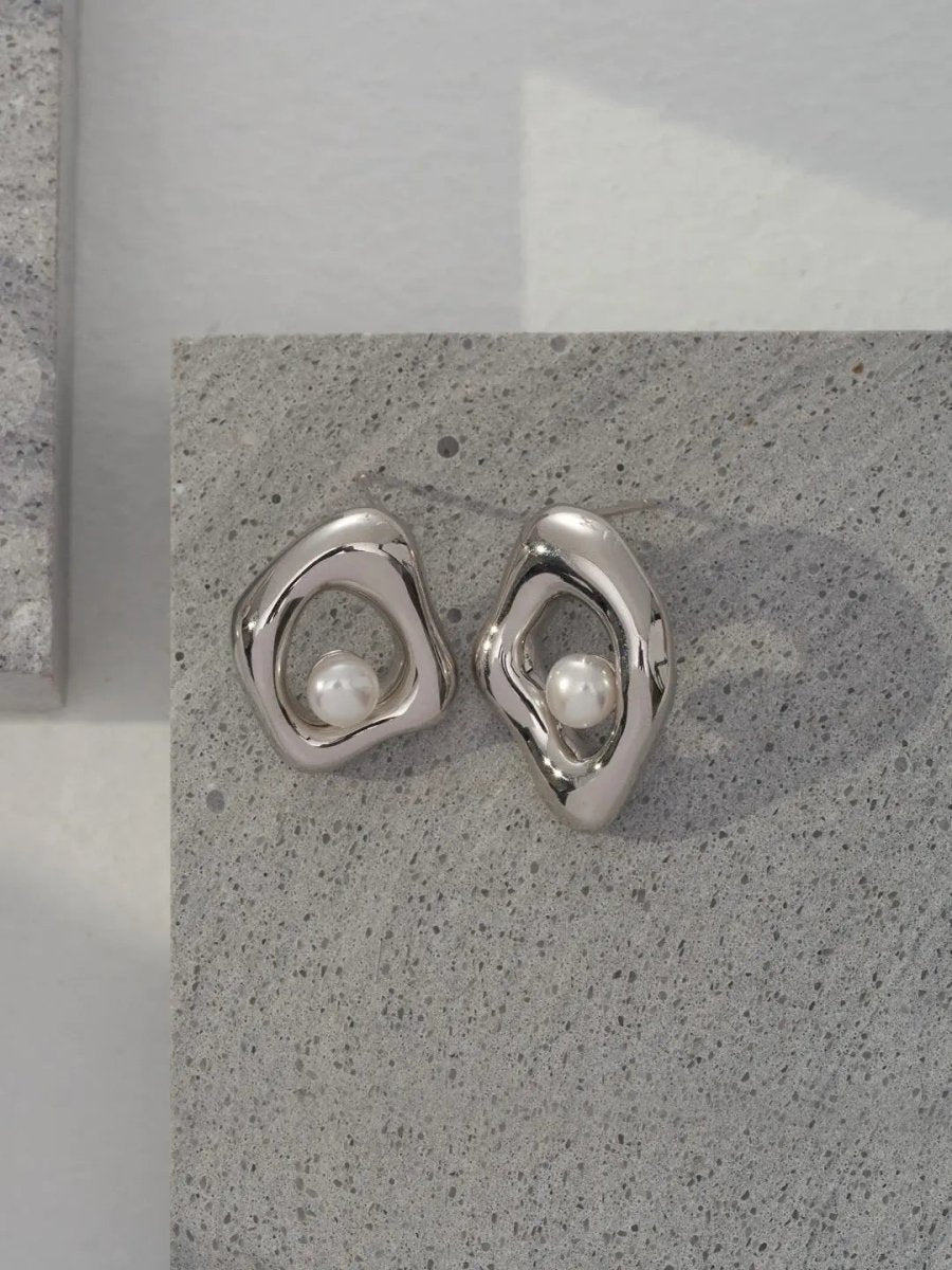 Akoya Pearl Pendant 925 Sterling Silver Earrings | Mix Mix Style [Hot Seller]-Mix MIx Style