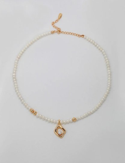 Luxury Pearl Pendant 925 Sterling Silver Necklace | Mix Mix Style [Hot Seller]-Mix MIx Style