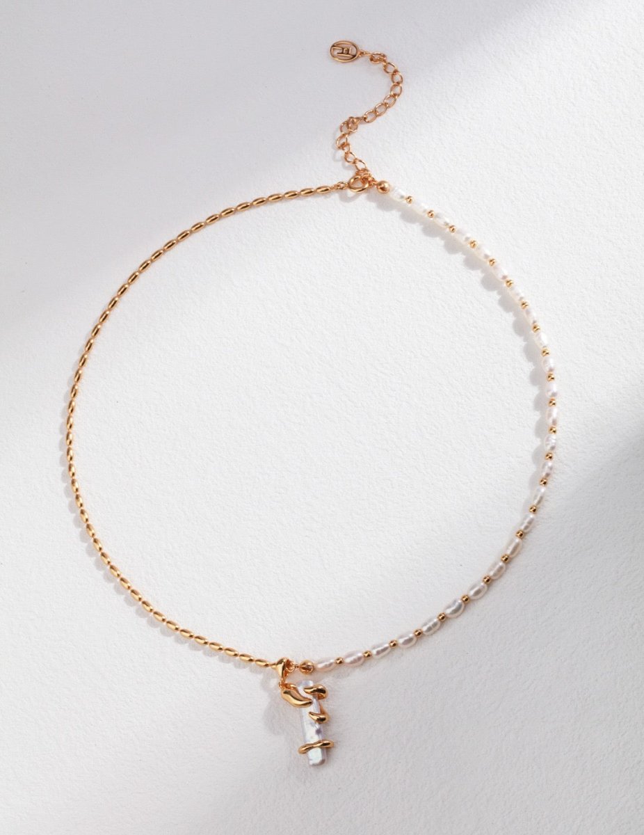 Classic Mabe Pearl Pendant925 Sterling Silver Chain Necklace | Mix Mix Style [Hot Seller]-Mix MIx Style