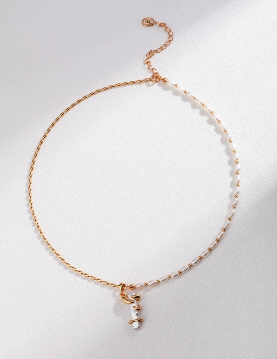 Classic Mabe Pearl Pendant925 Sterling Silver Chain Necklace | Mix Mix Style [Hot Seller]-Mix MIx Style