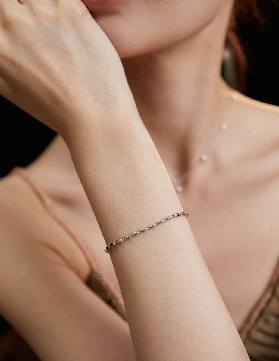 Simplicity and Classic Sterling Silver Bracelet | Mix Mix Style [Hot Seller]-Mix MIx Style