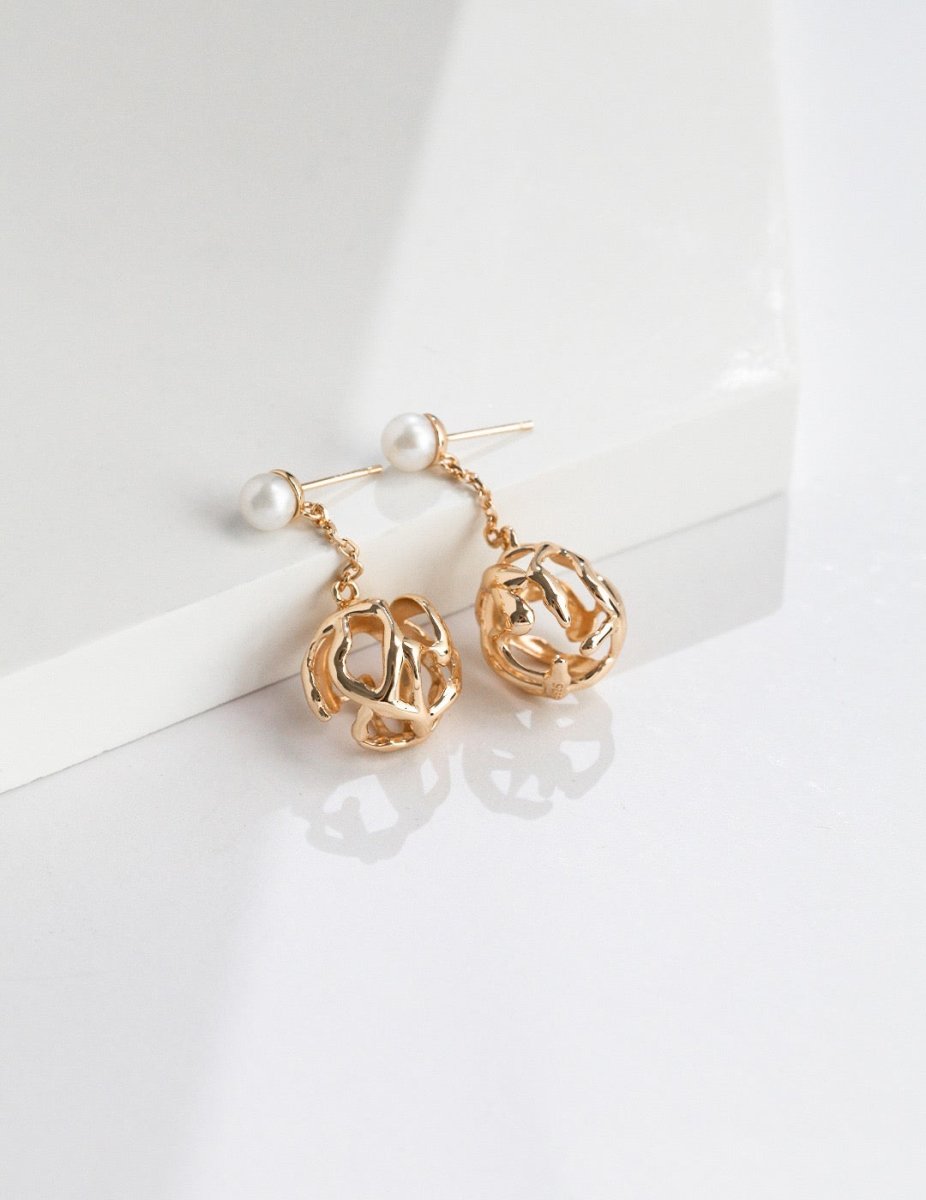 Akoya Pearl Pendant 925 Sterling Silver Earrings | Mix Mix Style [Hot Seller]-Mix MIx Style