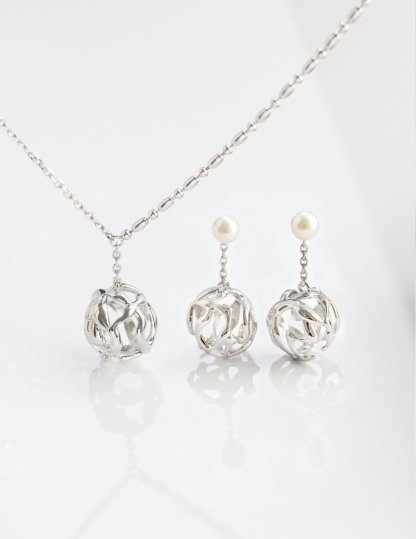 Akoya Pearl Pendant 925 Sterling Silver Earrings | Mix Mix Style [Hot Seller]-Mix MIx Style