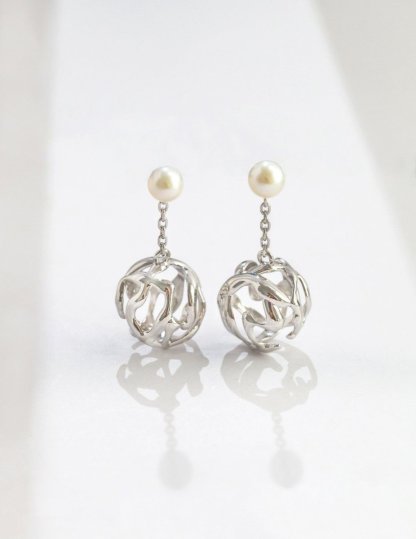 Akoya Pearl Pendant 925 Sterling Silver Earrings | Mix Mix Style [Hot Seller]-Mix MIx Style