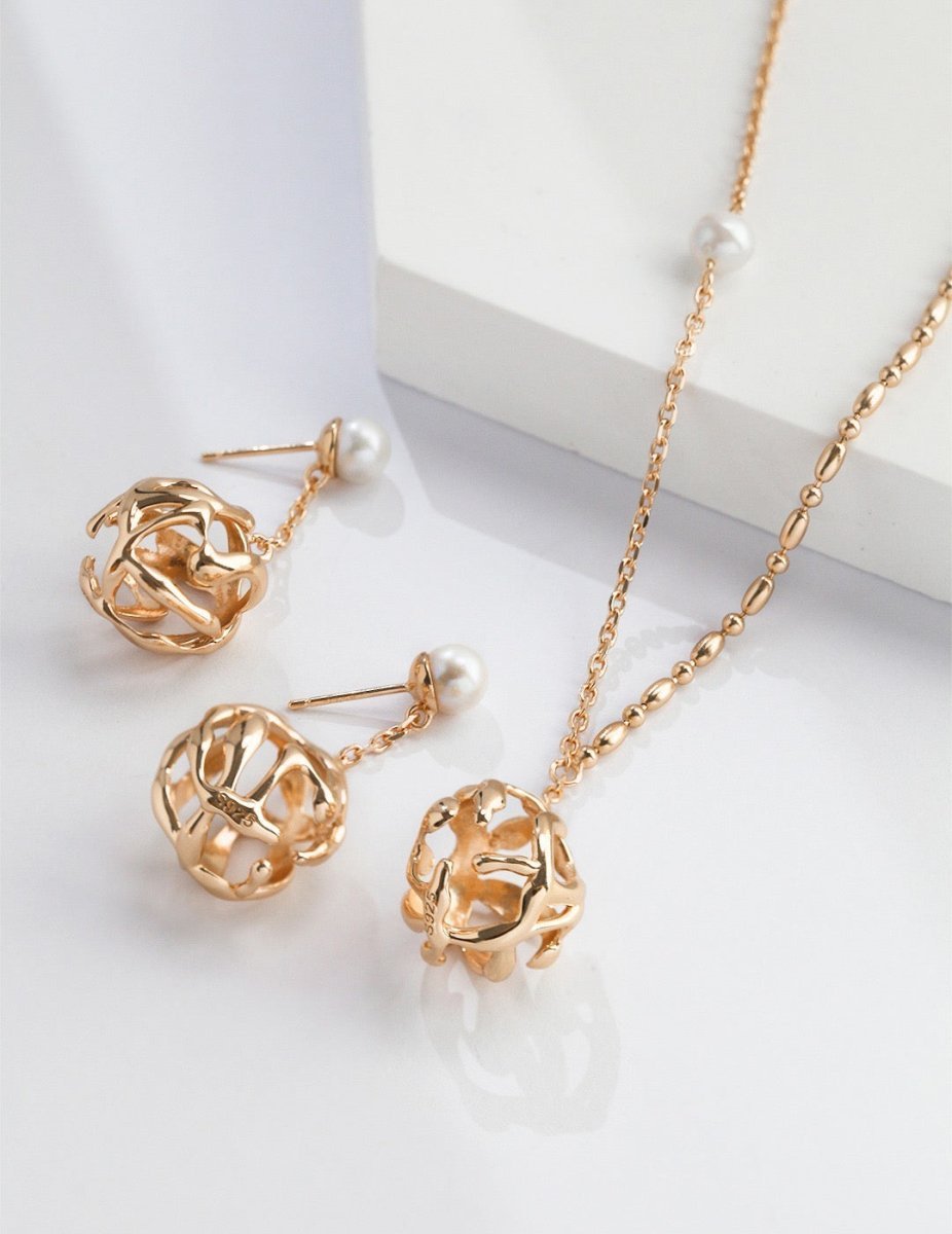 Akoya Pearl Pendant 925 Sterling Silver Earrings | Mix Mix Style [Hot Seller]-Mix MIx Style