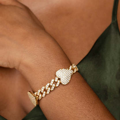 Grandeur Cuban Hearts Jewelry Set-Mix MIx Style