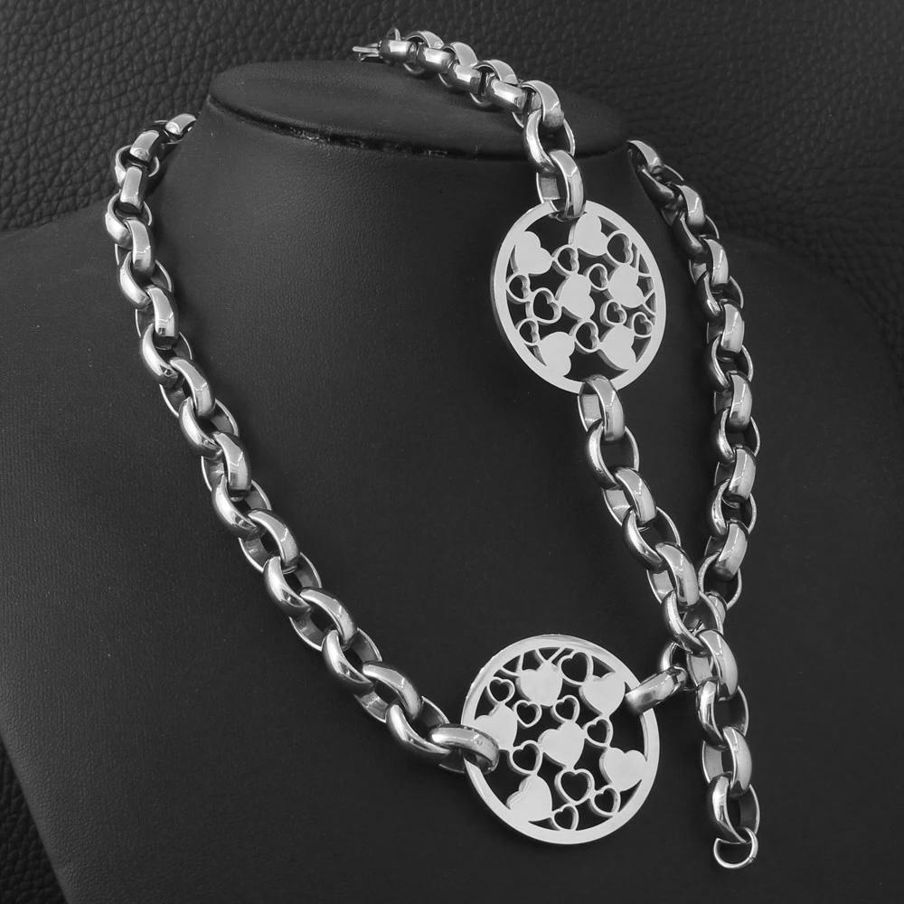 Classic Hearts In Circle Jewelry Set-Mix MIx Style