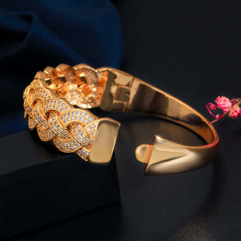 Sparkling Intertwined Jewelry Set-Mix MIx Style