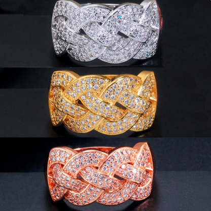 Sparkling Intertwined Jewelry Set-Mix MIx Style