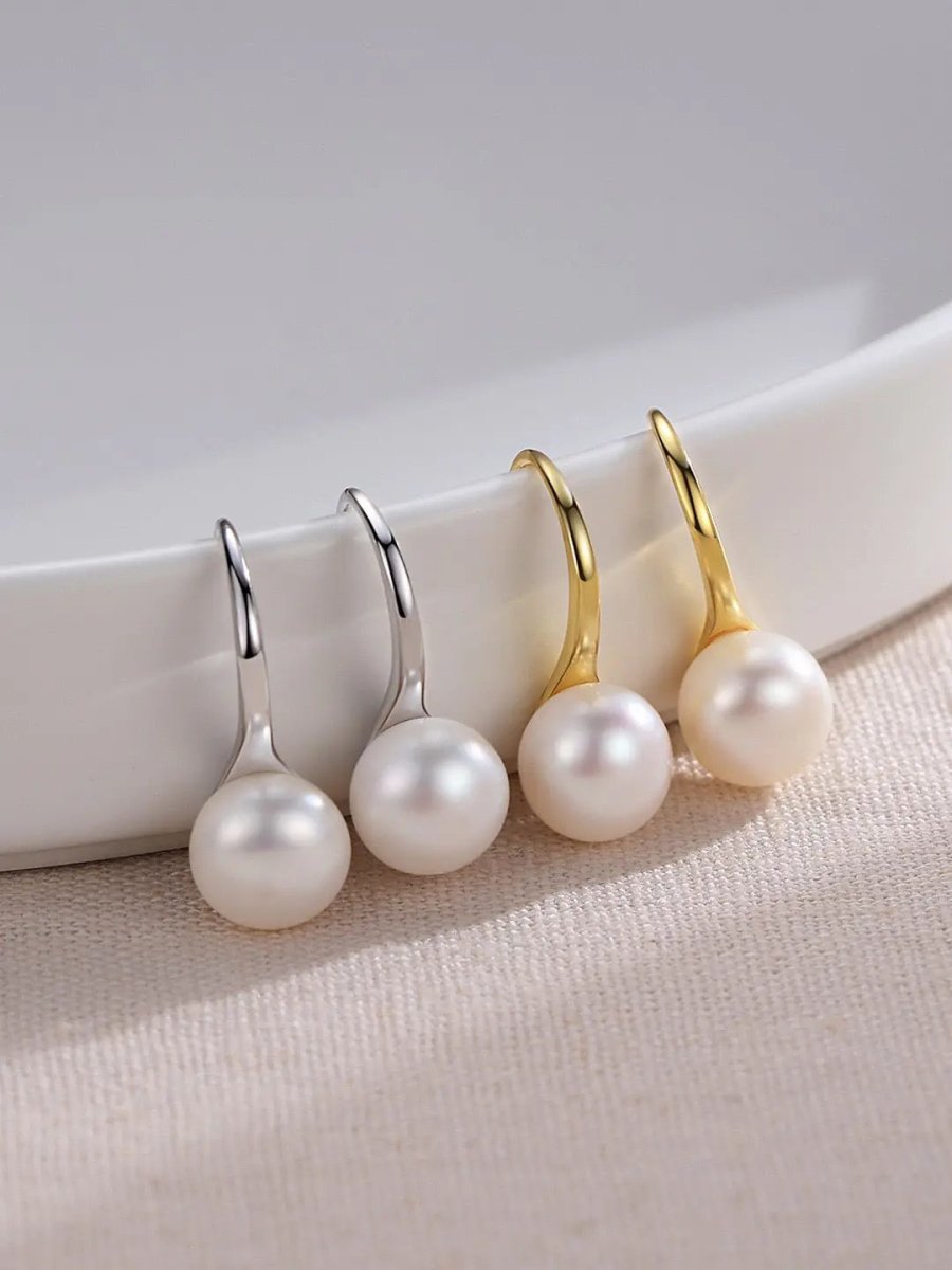 Classic Akoya Pearl s925 Sterling Silver Earrings | Mix Mix Style [Hot Seller]-Mix MIx Style